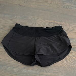 Lululemon Speed Up Low-Rise Lined Short 2.5" - black